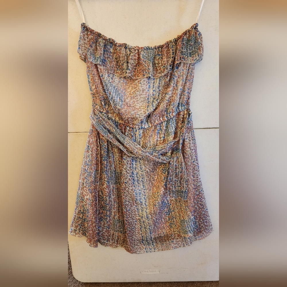 Strapless summer dress